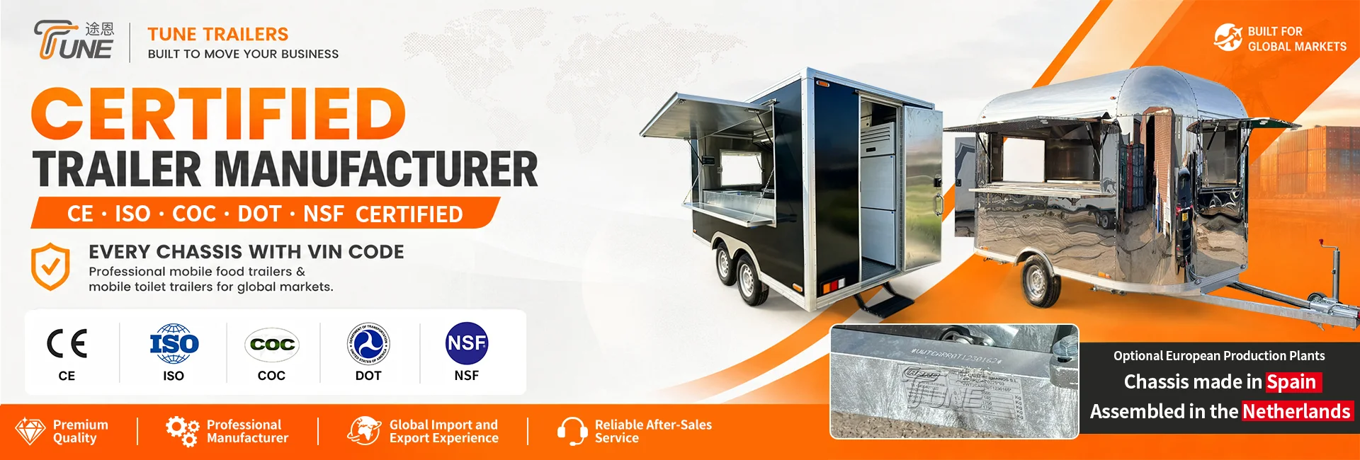 Fabricant de food truck personnalisé Chine - TUNE Fabricant de food truck personnalisé Chine - TUNE