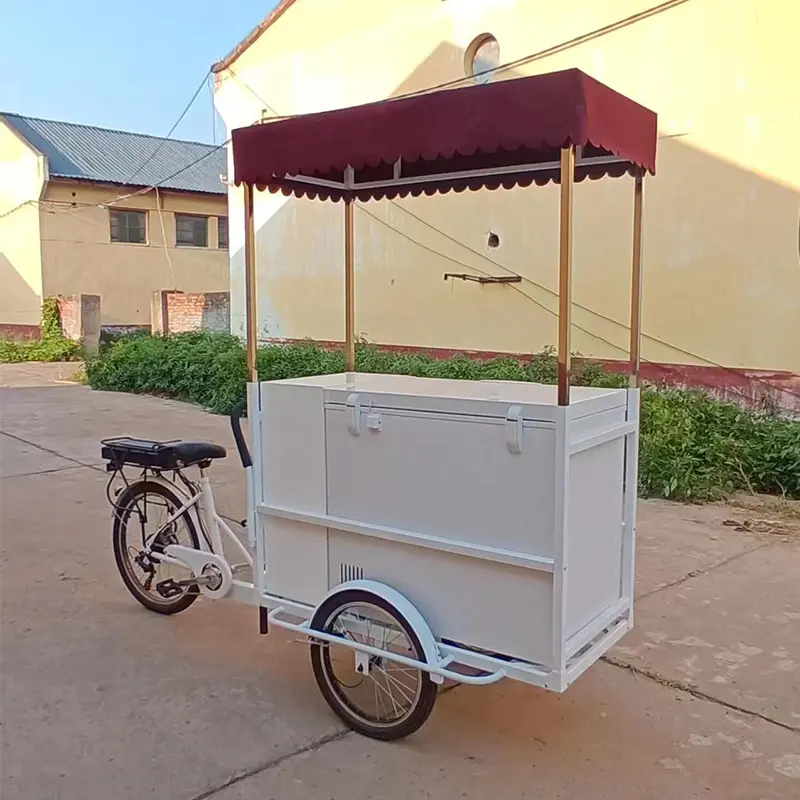 Vélo chariot à glace à pédale classique