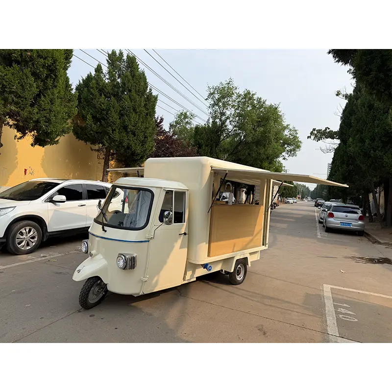 Camion-bar à café mobile Piaggio Ape
