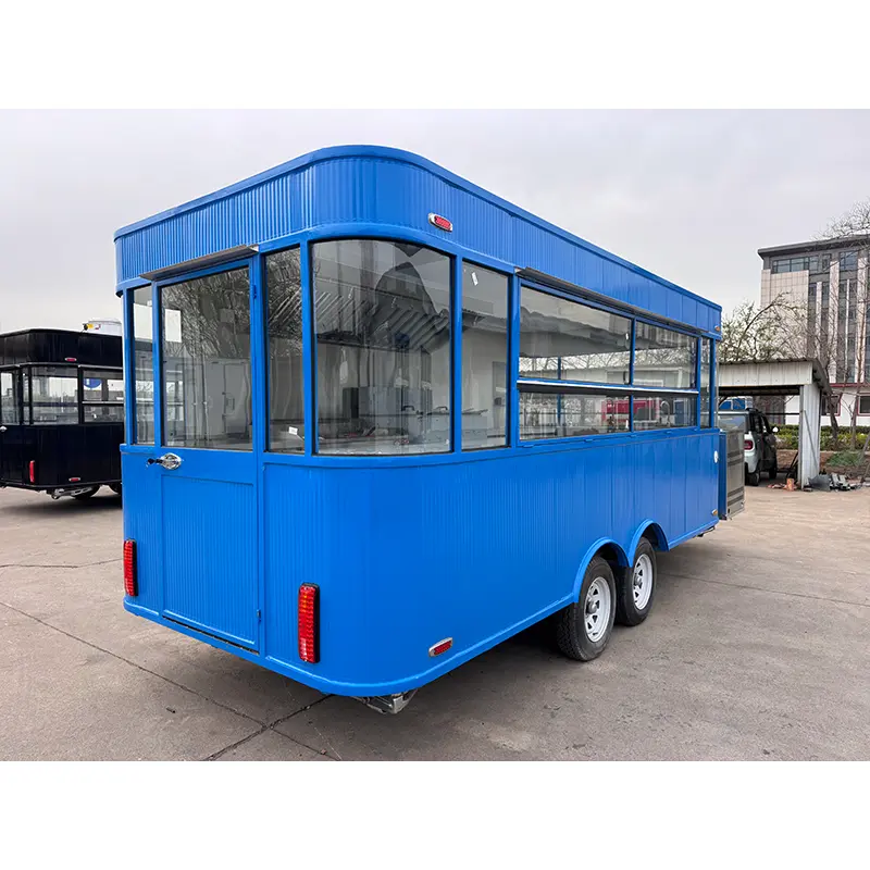 Remorque alimentaire de concession mobile Street View