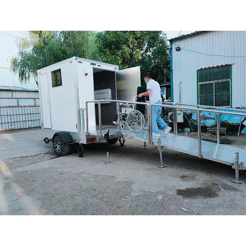 Remorque de toilettes ADA accessible aux fauteuils roulants